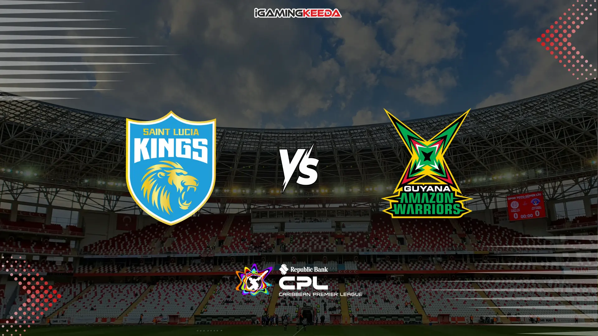 Saint Lucia Kings vs Guyana Amazon Warriors