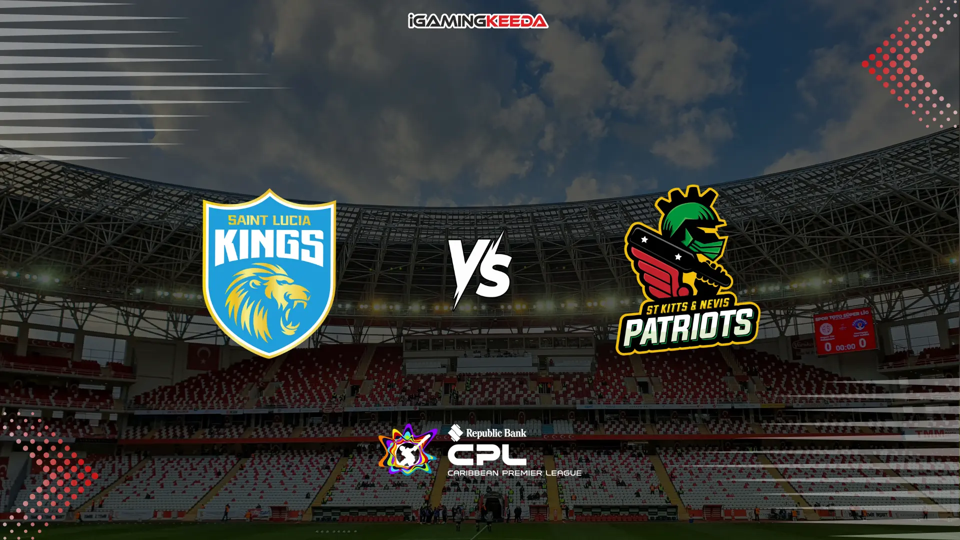 Saint Lucia Kings vs St Kitts and Nevis Patriots