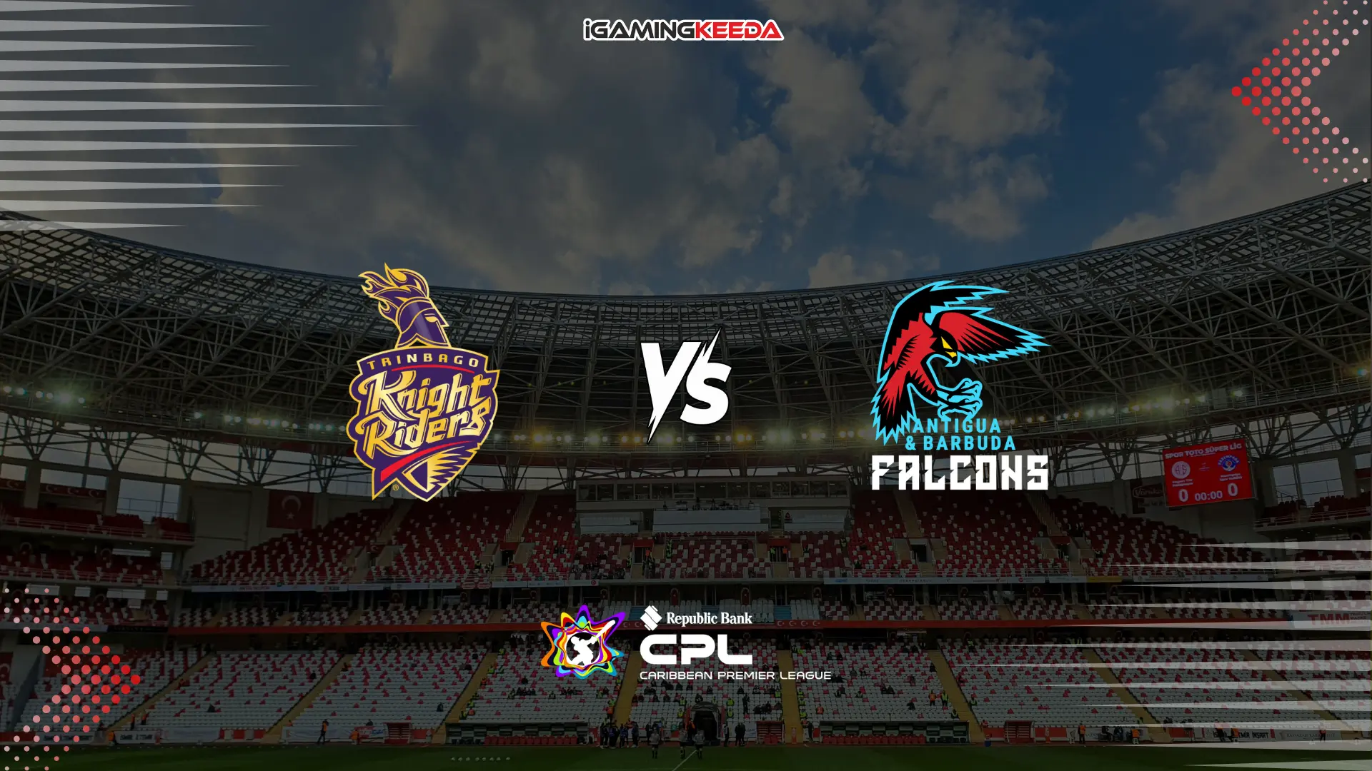 Trinbago Knight Riders vs Antigua And Barbuda Falcons