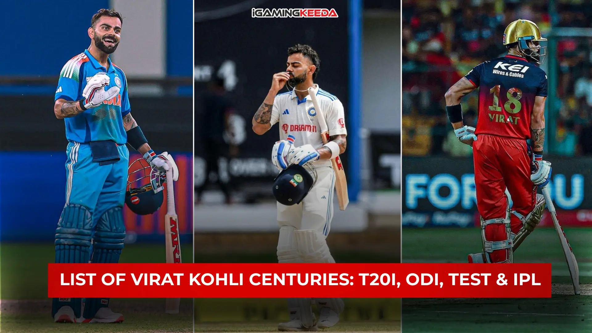 Virat Kohli Centuries