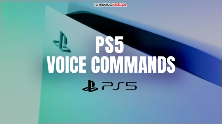 PS5 Voice Commands