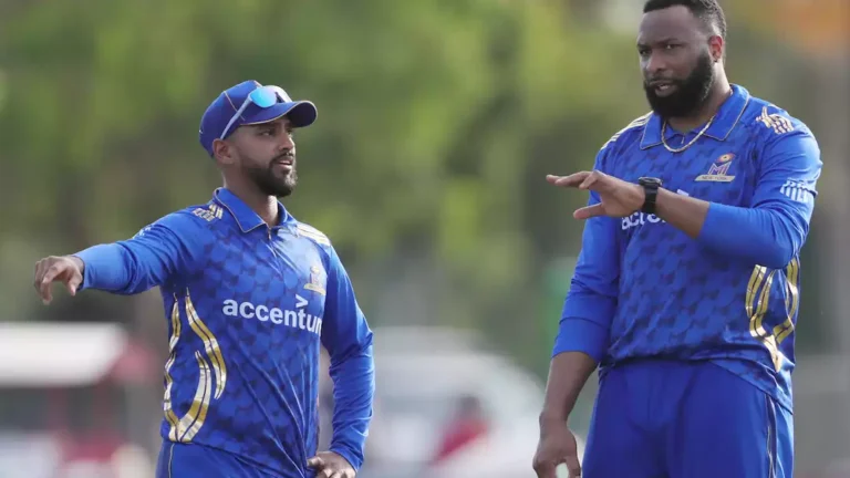 Kieron Pollard and Nicholas Pooran