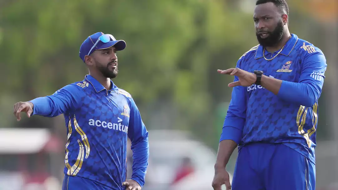 Kieron Pollard and Nicholas Pooran