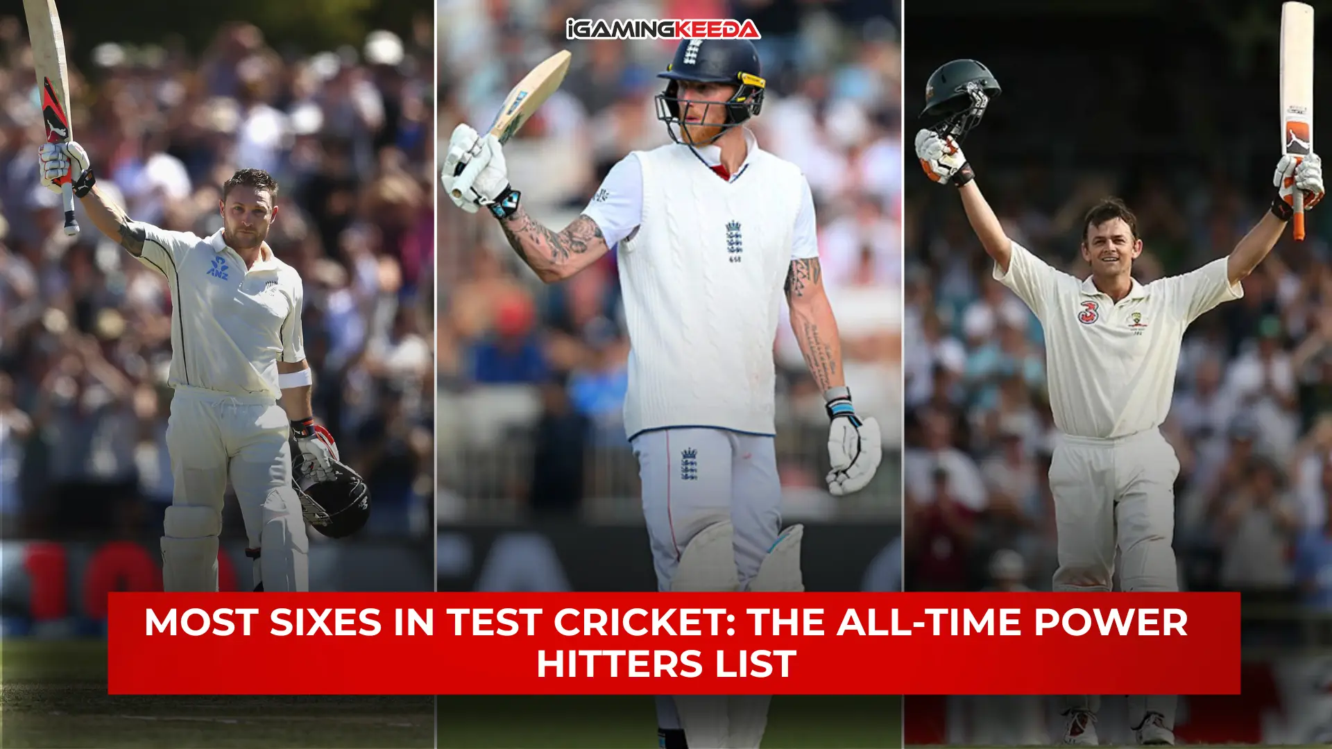 Most Sixes in Test Cricket