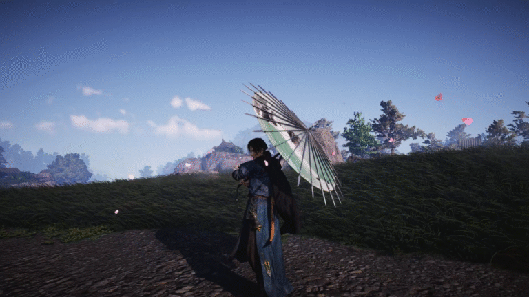 Vernal Umbrella in Where Winds Meet