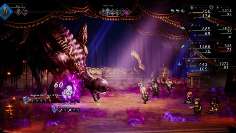 Auguste the Playwright in Octopath Traveler 0