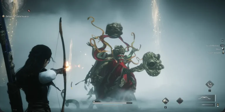 God of Avarice fight in Where Winds Meet