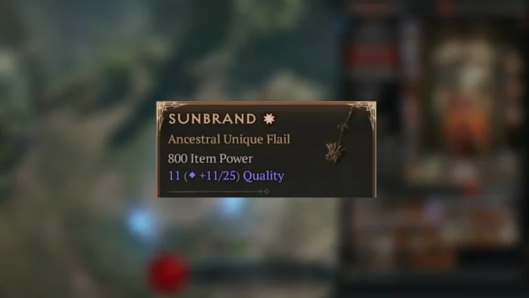 Sunbrand in Diablo 4