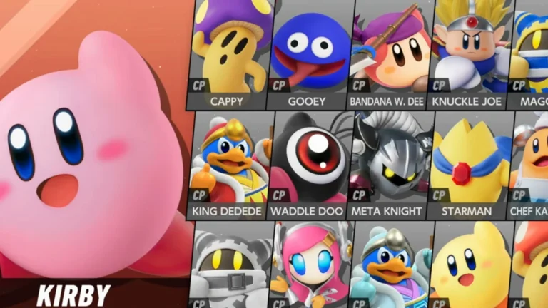 Kirby Air Riders characters guide