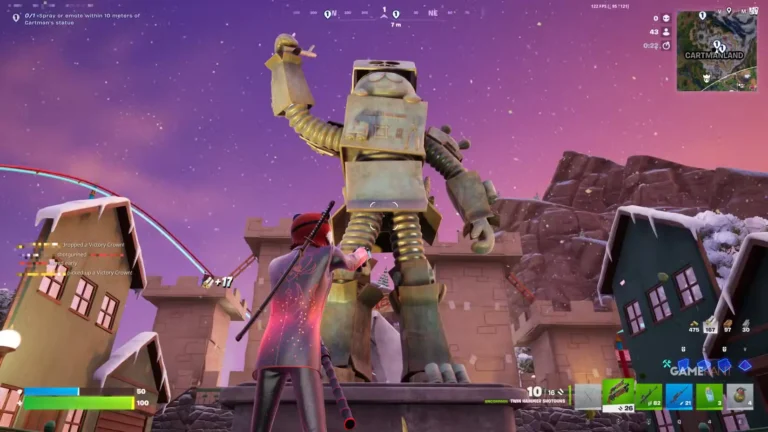 Cartman Statue Locations in Fortnite