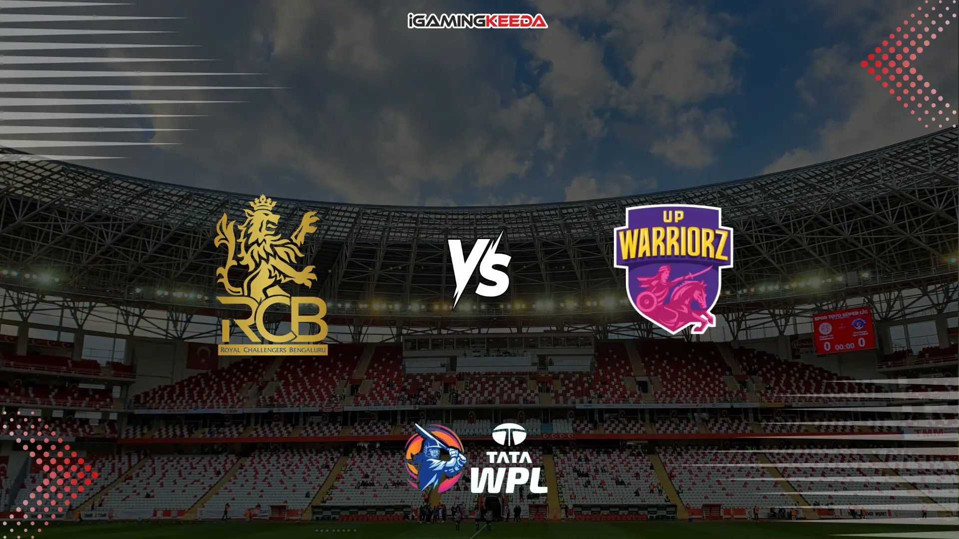 RCBW vs UPWW Match Prediction