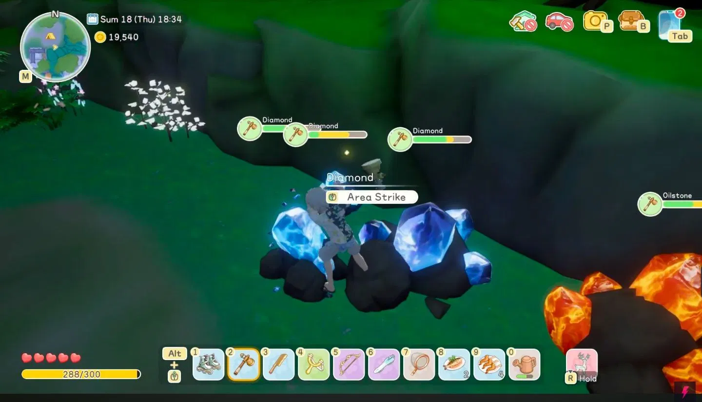 Diamond Overview in Starsand Island