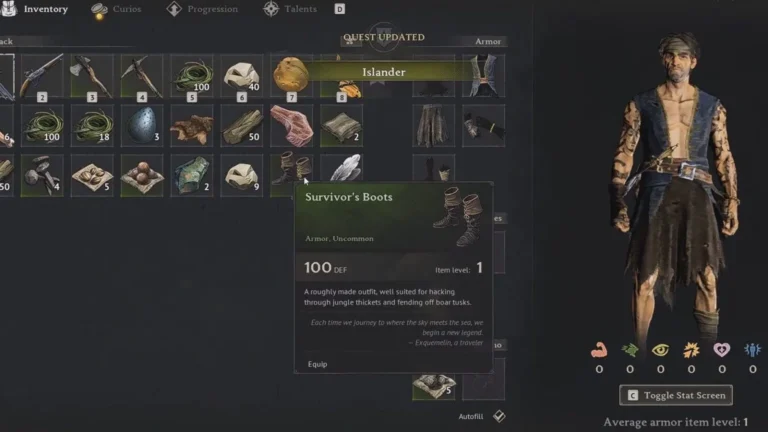 How to Craft New Boots in Windrose