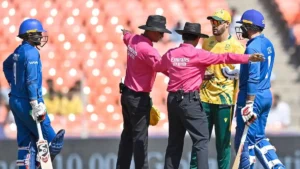 Mohammad Nabi Fined for Umpire Dispute During Afghanistan-South Africa Thriller