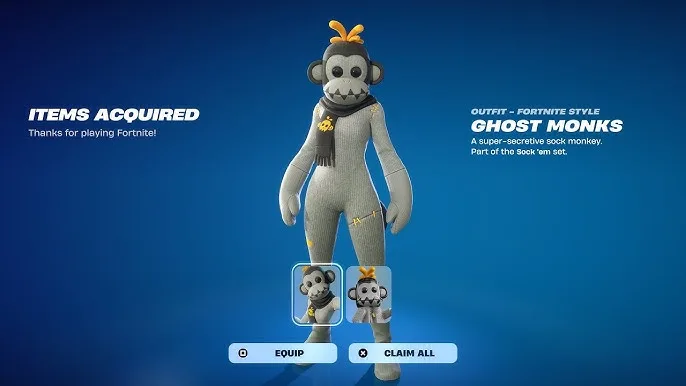 Bonus Reward GHOST Monks Outfit