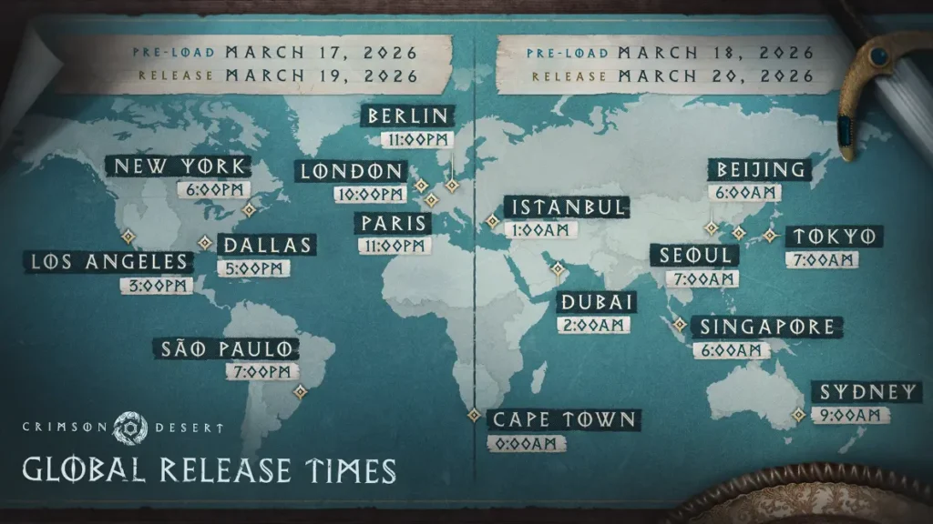 Crimson Desert Preload Date