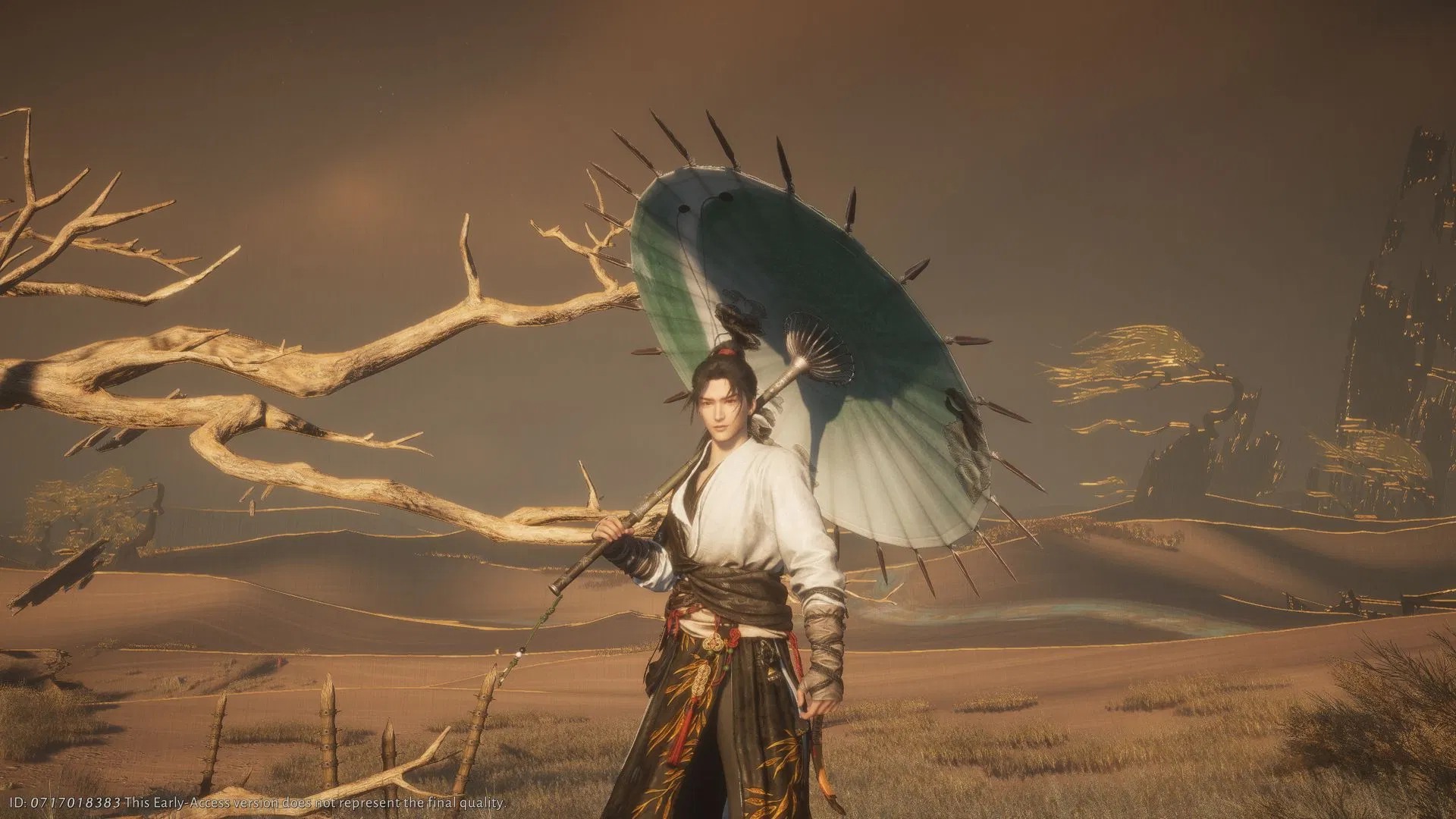 Everspring Umbrella in Where Winds Meet