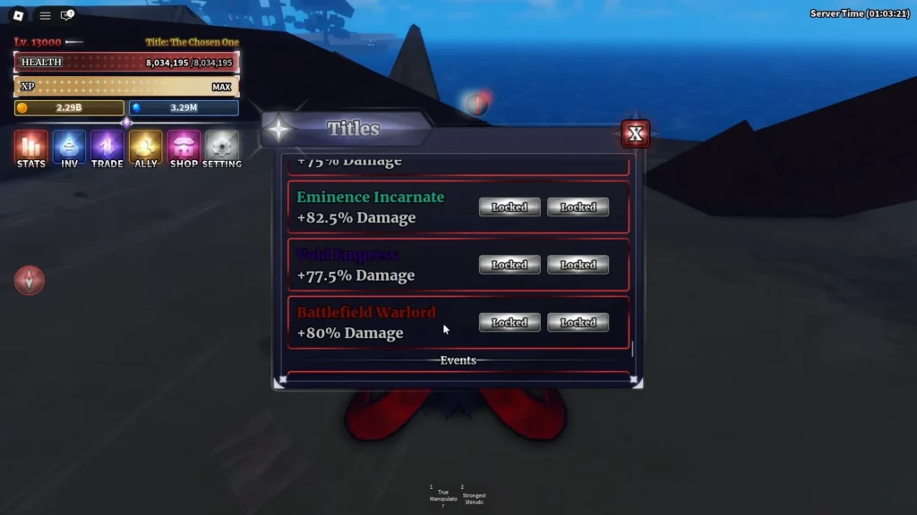 How to Unlock Strongest Shinobi F Move in Sailor Piece