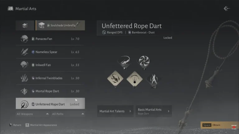 How to Unlock the Unfettered Rope Dart