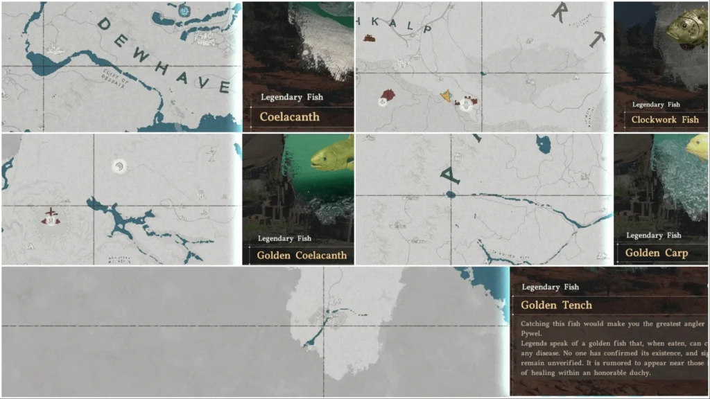 Legendary Fish Locations in Crimson Desert