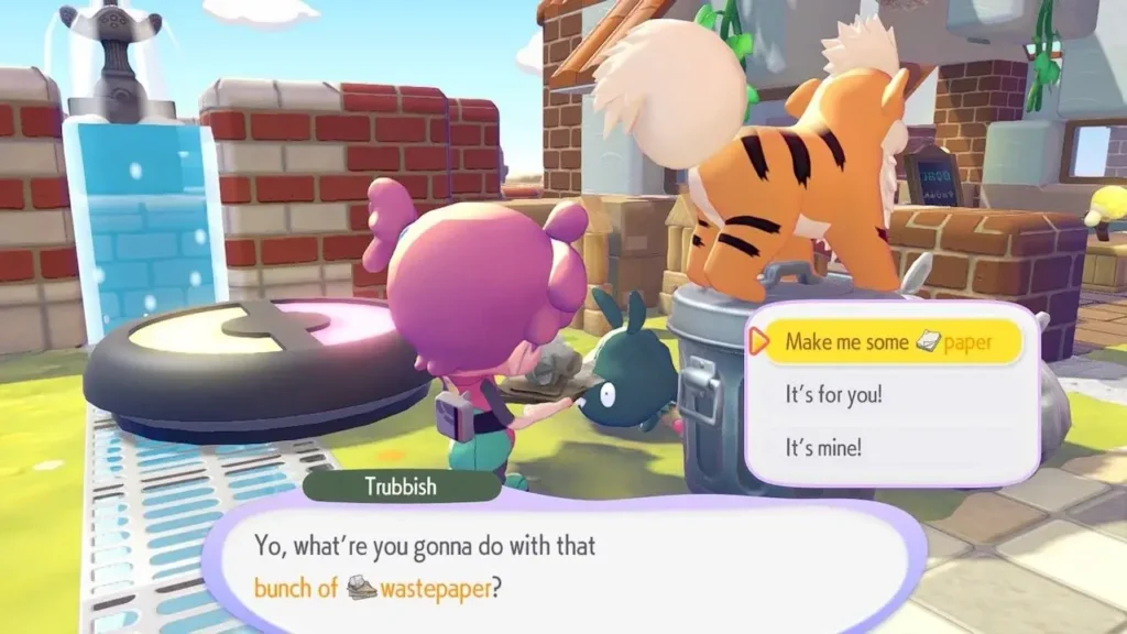 Pokemon That Can Recycle Wastepaper