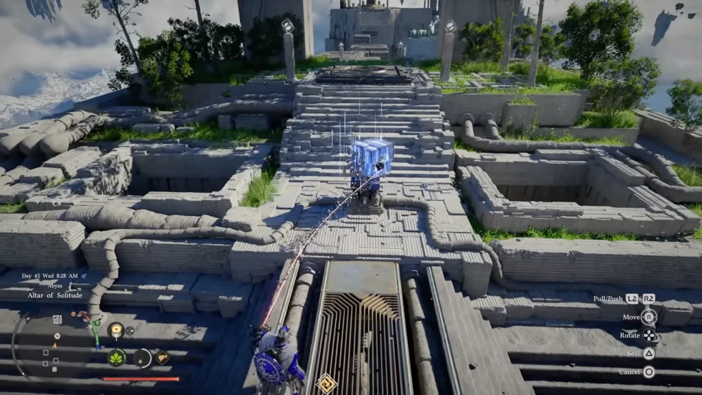 Rotate the Platform Using the Cube