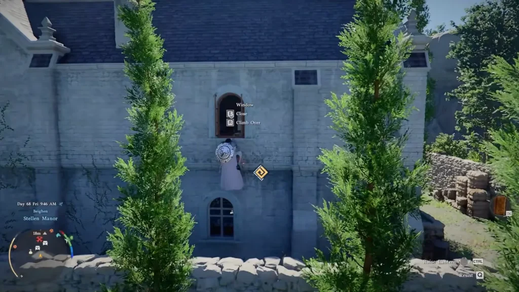 musical strongbox is positioned