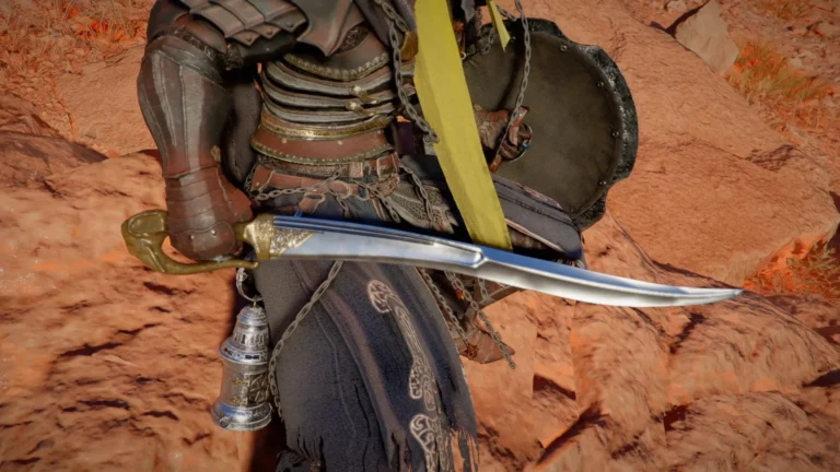 Alabaster Curved Sword in Crimson Desert