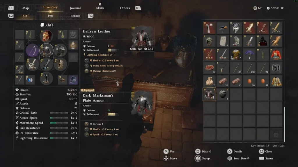 Chest Armor Location