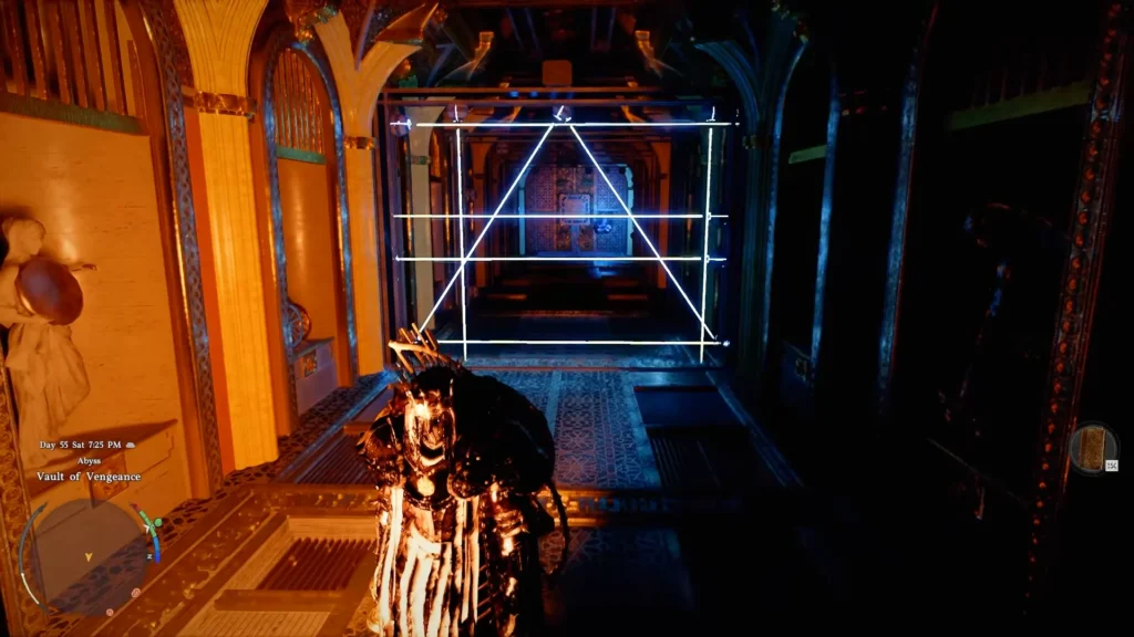 Cross the Laser Hallway