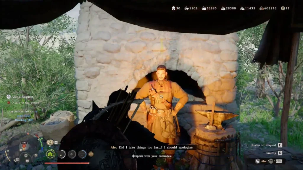 Find Alec at Greymane Camp