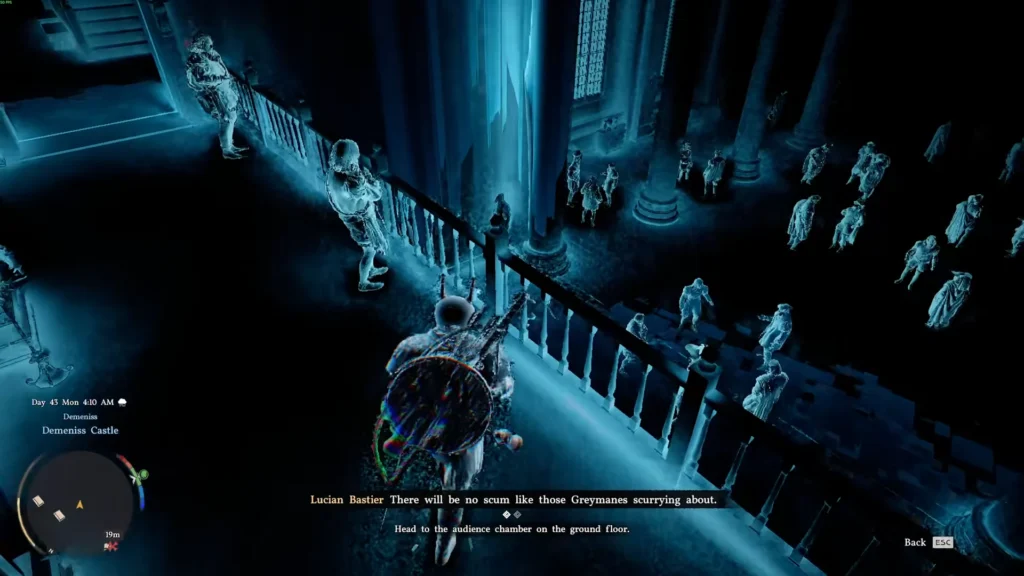 Following the Memory to the Audience Chamber