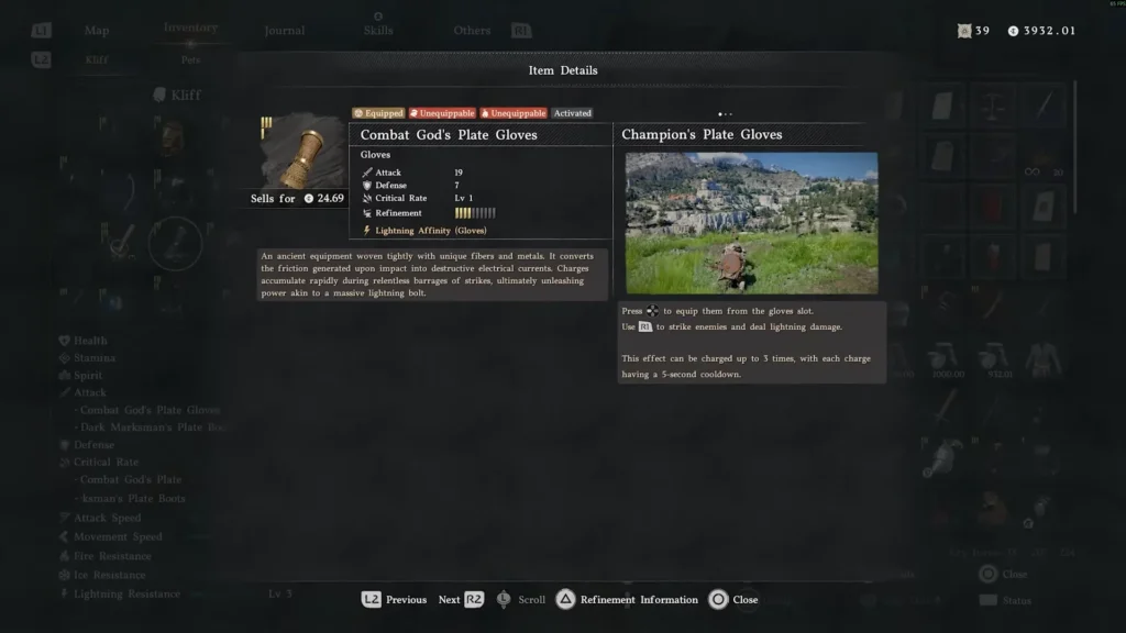 Gloves Location