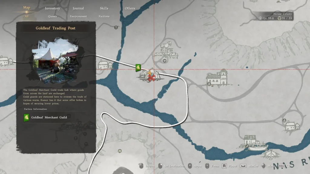 Goldleaf Trading Post Location