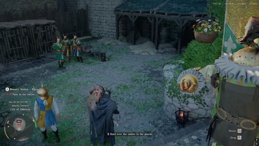 Handing Over Elara to Delesyian Guards
