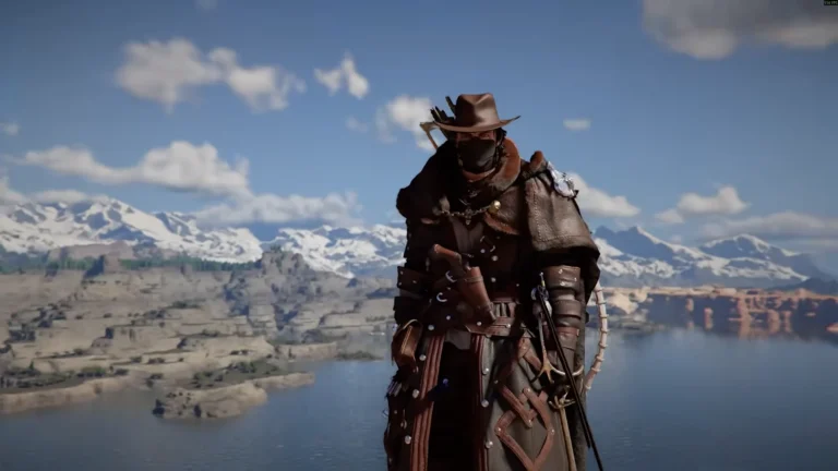 Helfryn Leather Set and Shield in Crimson Desert