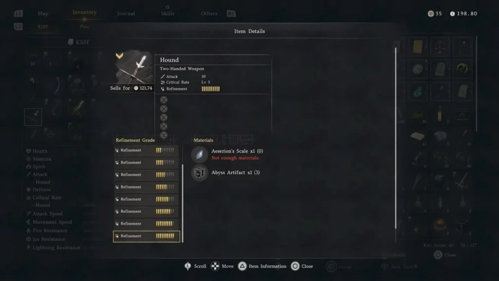 Hound Sword Stats in Crimson Desert