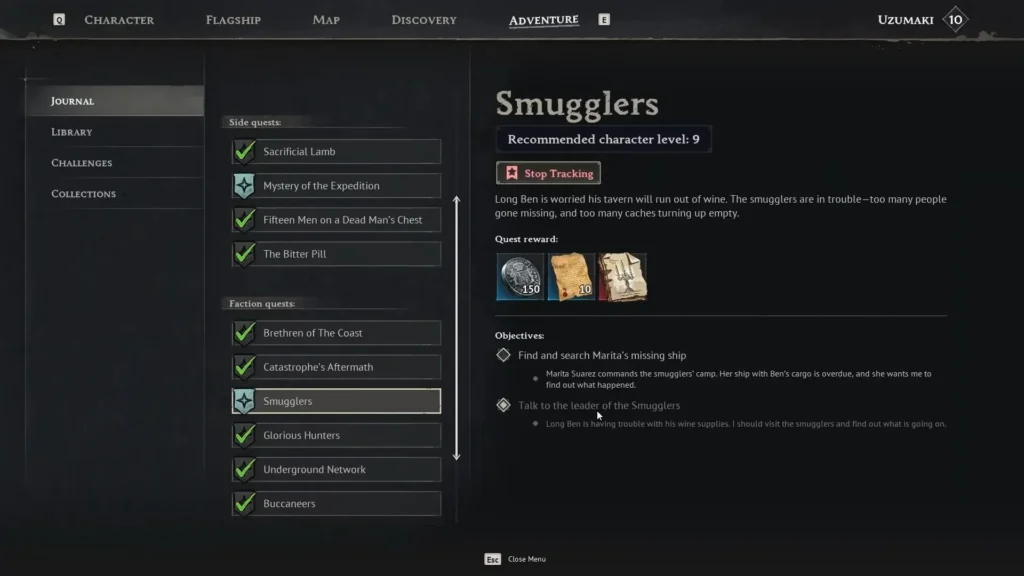 How to Complete Smugglers Quest in Windrose