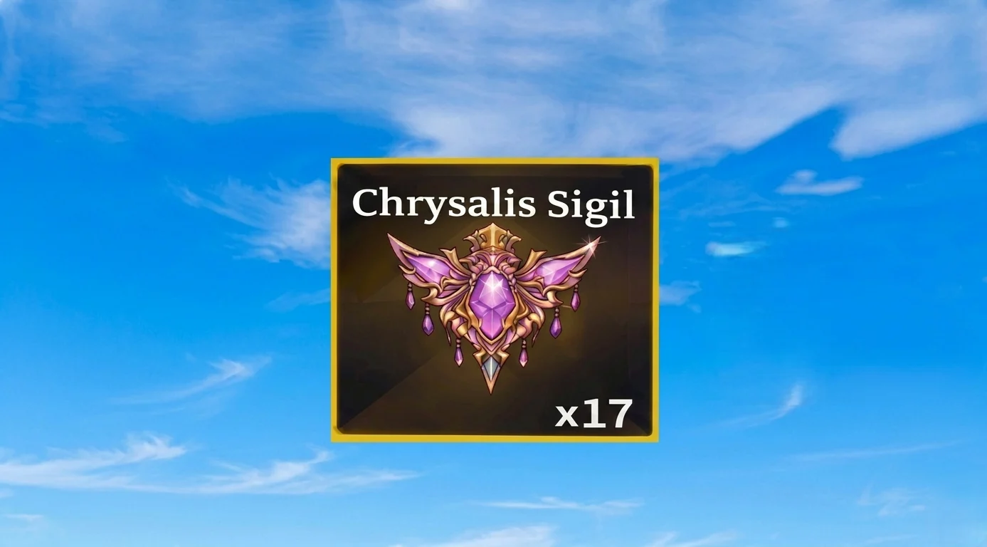 How to Get Chrysalis Sigils in Sailor Piece