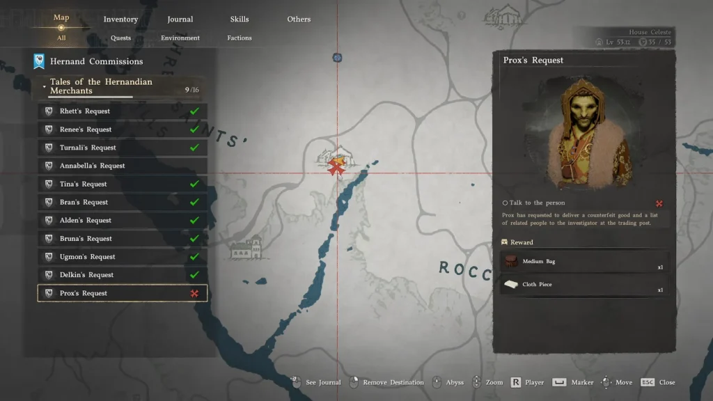 How to Start Prox’s Request in Crimson Desert