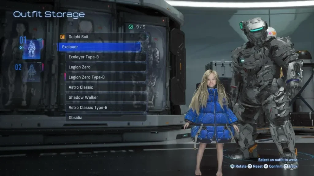 Hugh’s Exolayer outfit