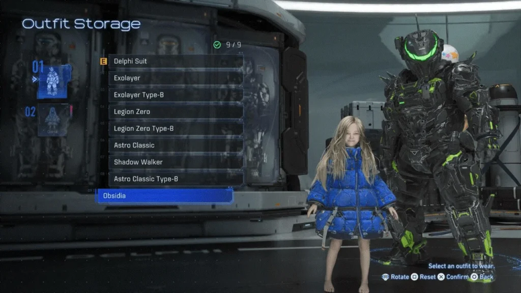 Hugh’s Obsidia outfit