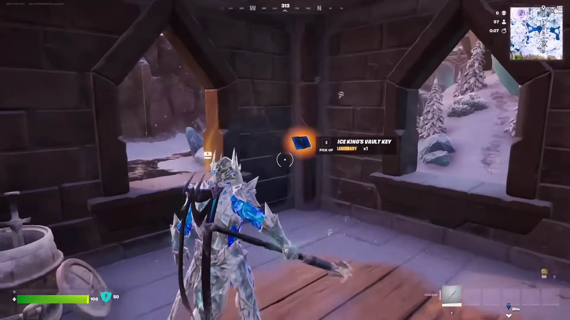 Ice King's Vault in Fortnite Showdown