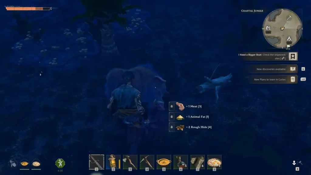 Killing Boars and Sows to get Rough Hide