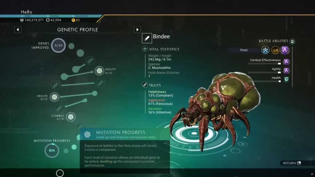 Leveling Up, Mutations, and Creature Growth