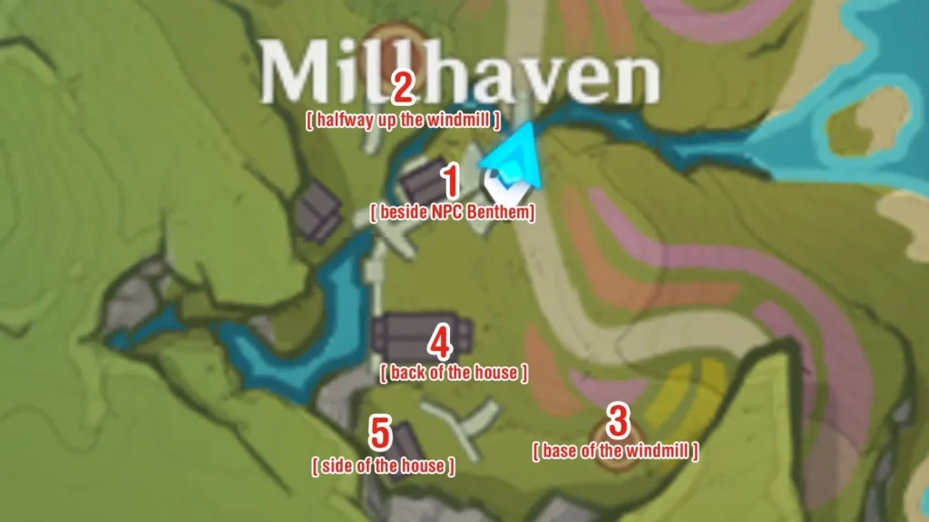 Location 2 Klee Doodle Spots (Millhaven)
