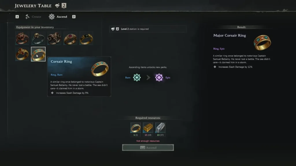 Major Corsair Ring