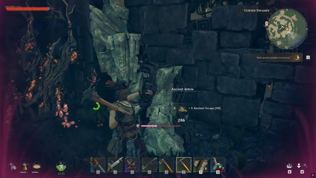Mining Ancient Scraps from rocks