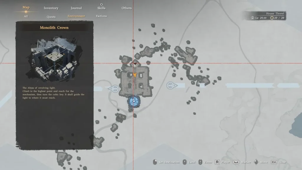 Monolith Crown Puzzle Location