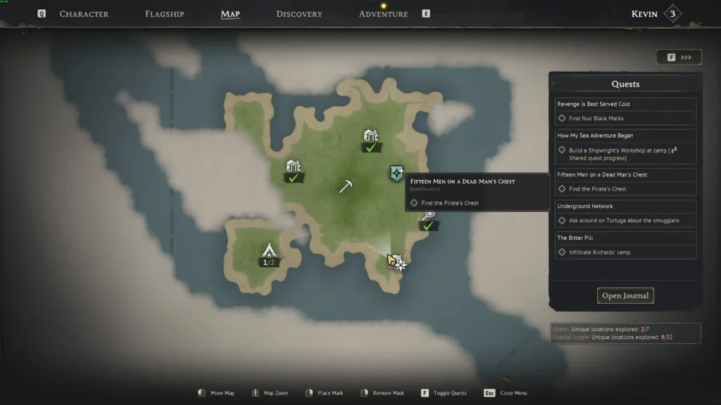 Pirates Chest Location in Windrose